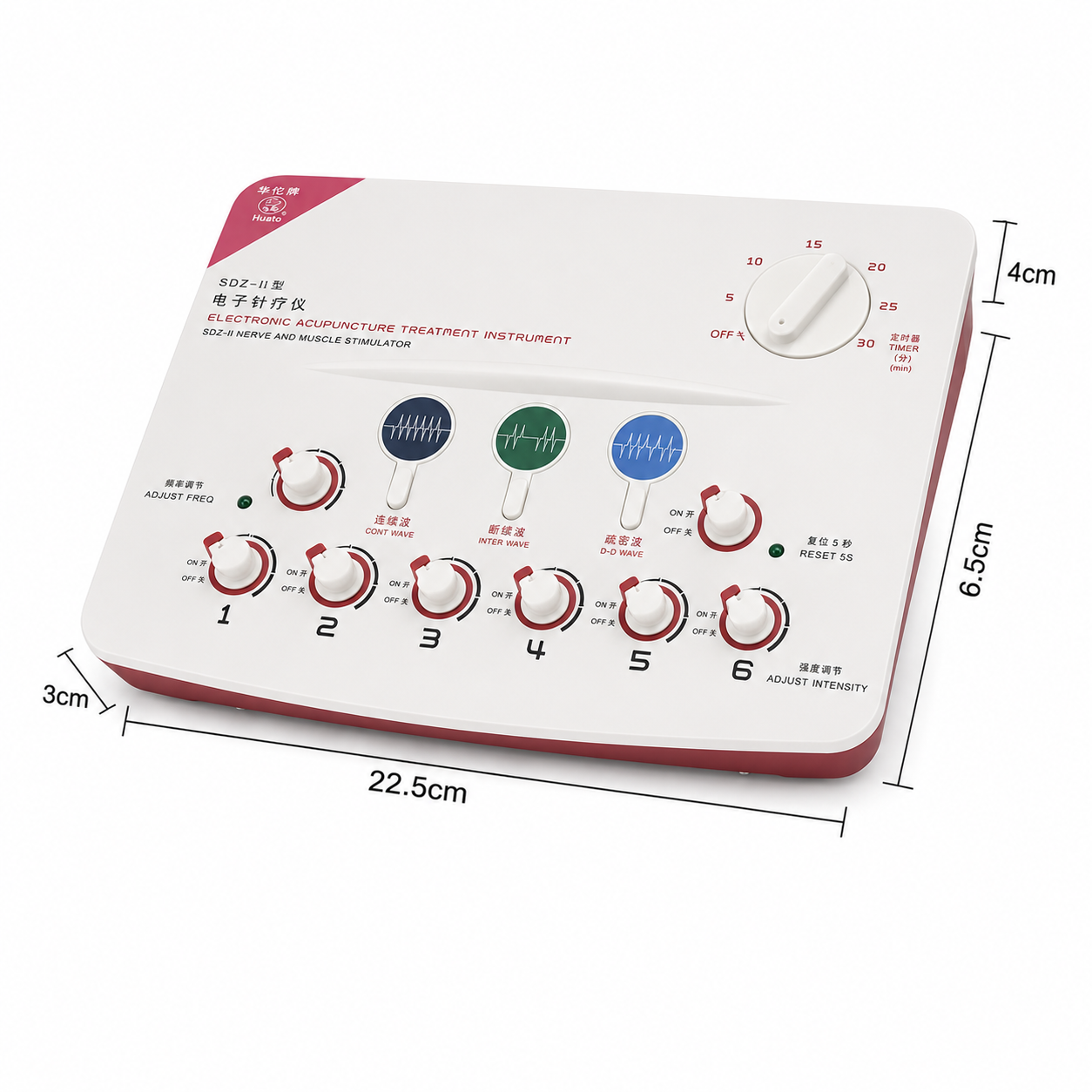 6 Channels Electrotherapy Device