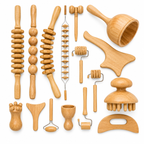 Wooden Maderotherapy Set - 16 Pieces