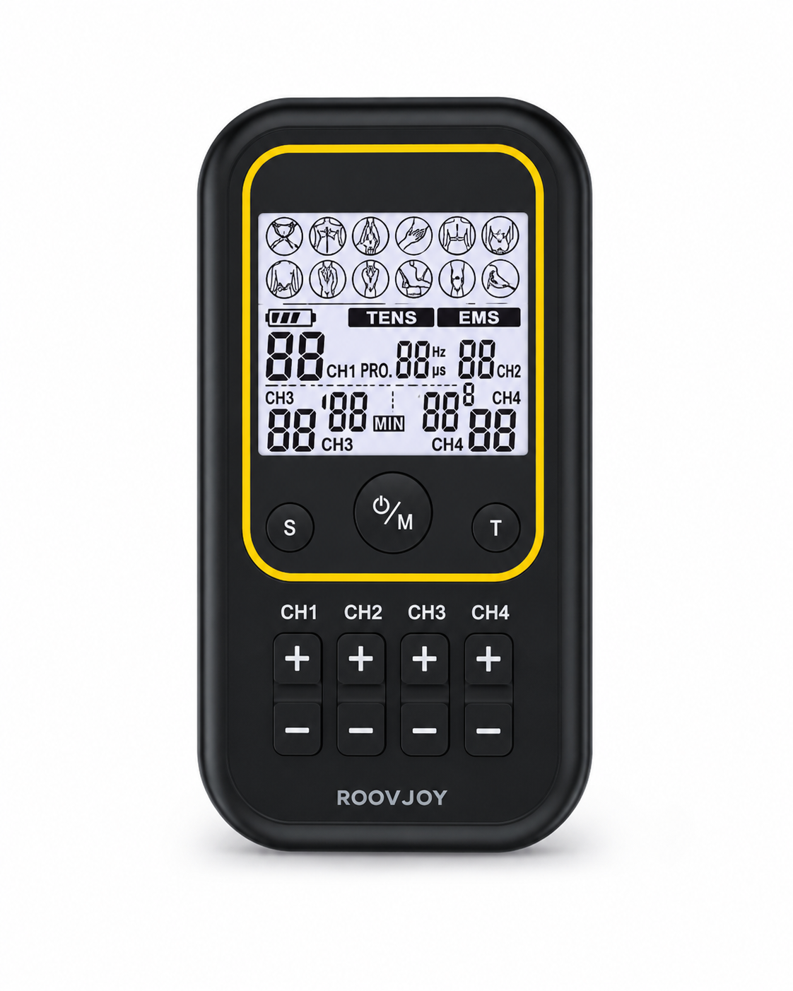 Roovjoy TENS/EMS Unit - 4 Channels